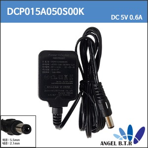 [중고] DCP015A050600K/ 5V0.6A/5V 0.6A/ 5.5/2.1